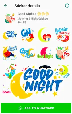 Good Morning Stickers android App screenshot 0